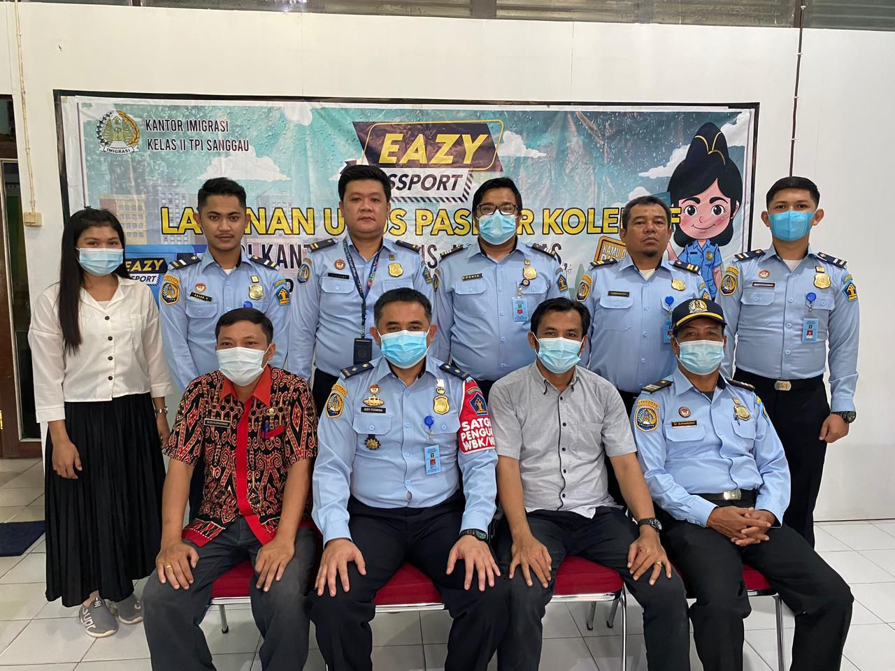 Gedung Kantor Imigrasi Melawi yang modern